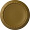 Ekena Millwork Carlsbad Ceiling Medallion (Fits Canopies up to 14 1/4"), Hand-Painted Gold, 19 1/2"OD x 1 3/4"P CM19CAGLS - alternate 1
